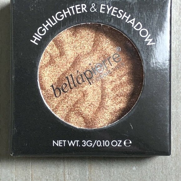 BELLAPIERRE HIGHLIGHTER & EYESHADOW GOLD BROWN - Picture 3 of 4